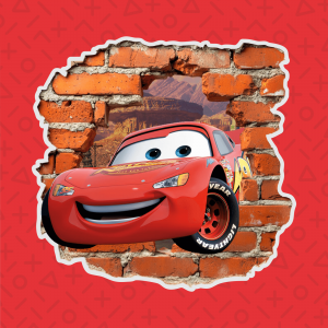 Adesivo Buraco 3D - Carros Adesivo Vinil   Corte Contorno Depile e Mascara 