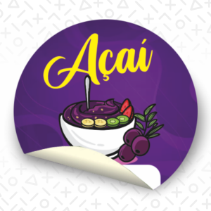 Etiqueta Açai      
