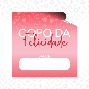 Etiqueta Copo da Felicidade      